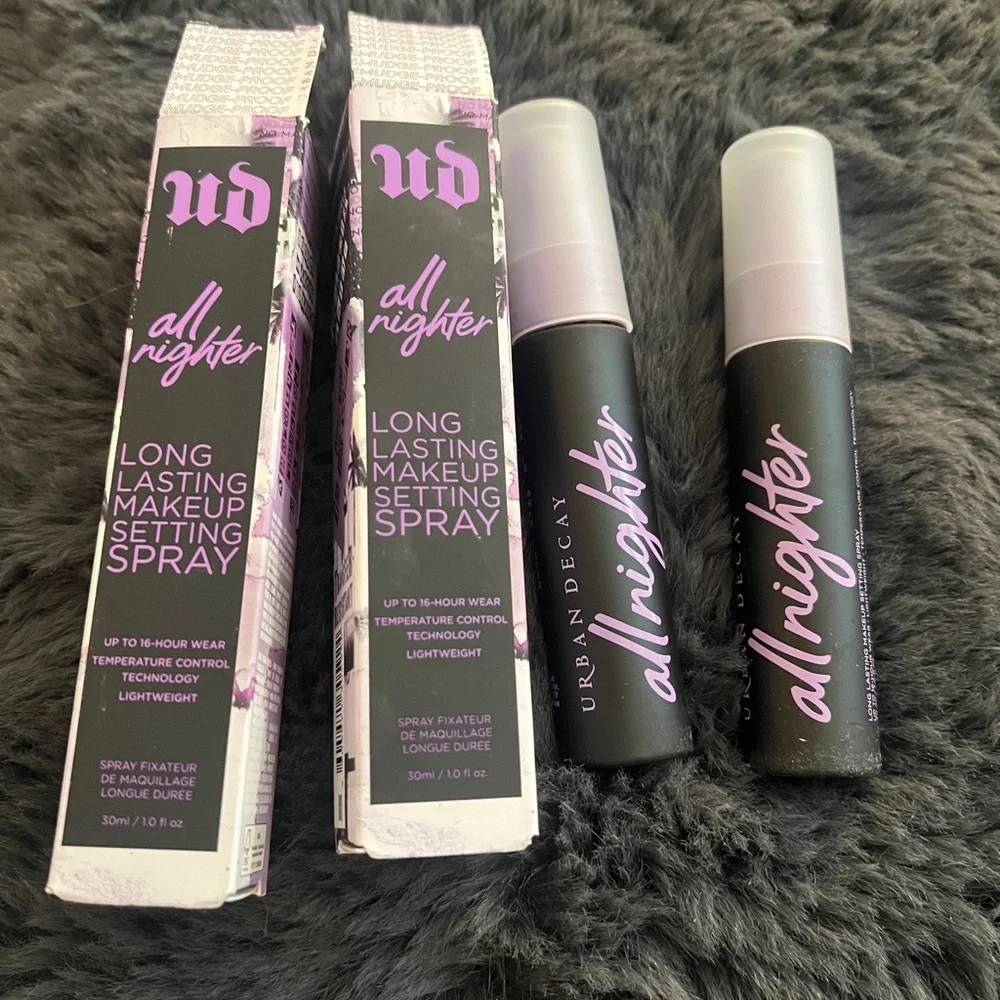 2X Urban Decay All Nighter Long Lasting MakeUp Setting Spray 1oz
